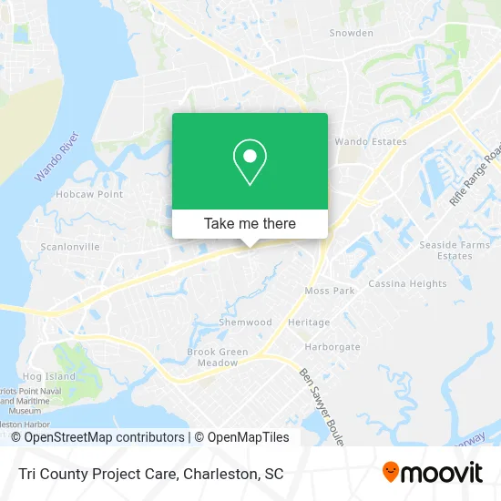 Tri County Project Care map