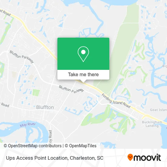 Ups Access Point Location map