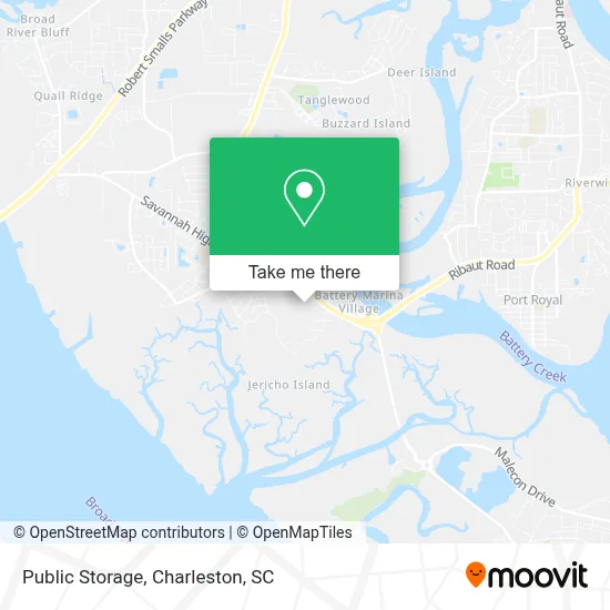 Public Storage map