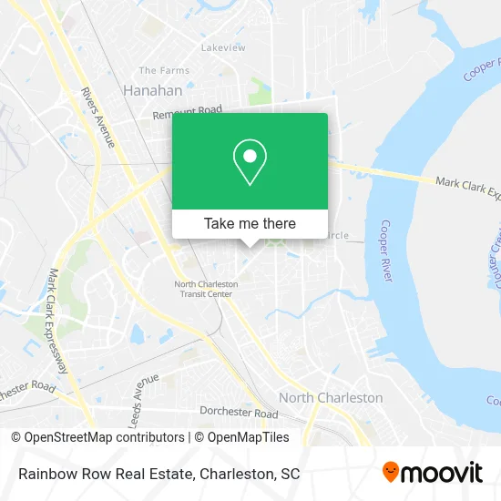Rainbow Row Real Estate map