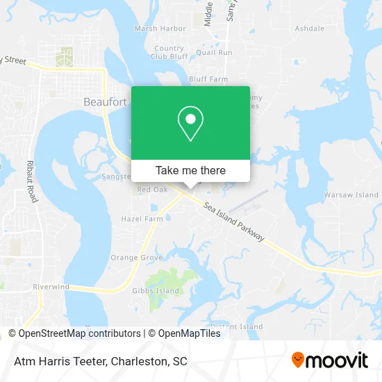 Atm Harris Teeter map