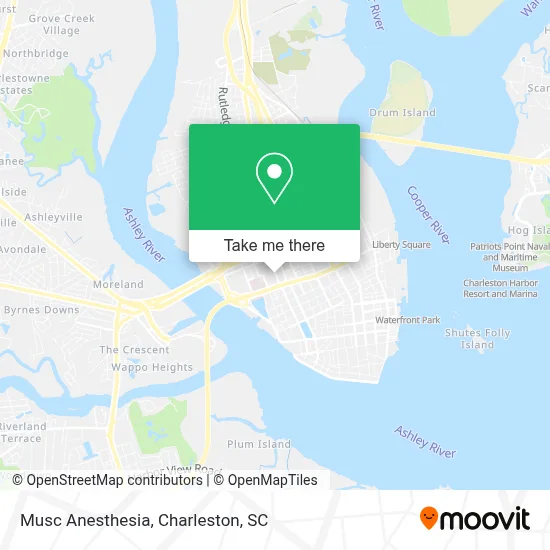 Musc Anesthesia map