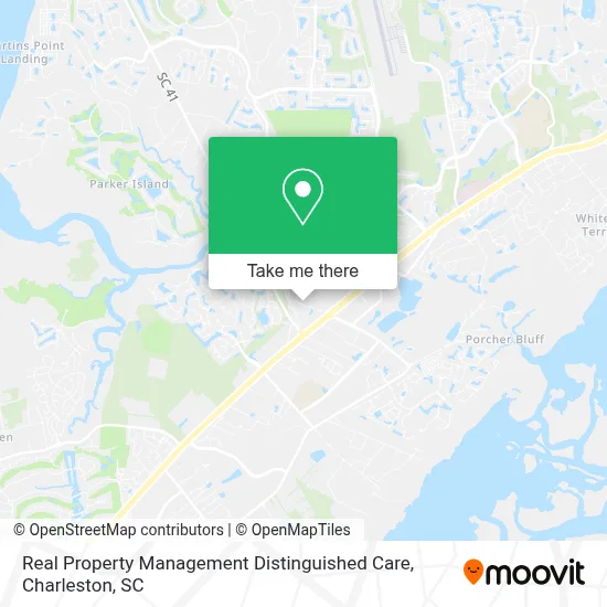 Real Property Management Distinguished Care map