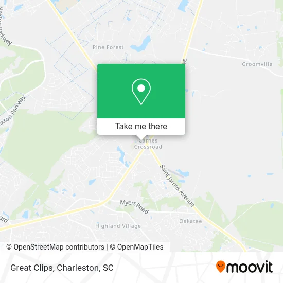 Great Clips map