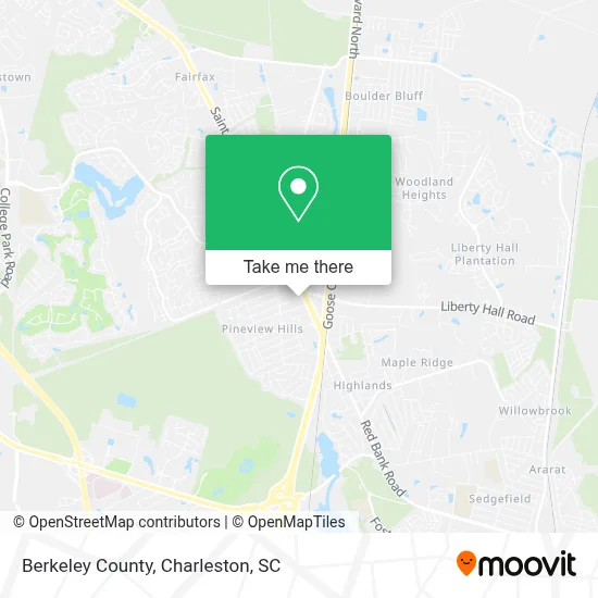 Berkeley County map
