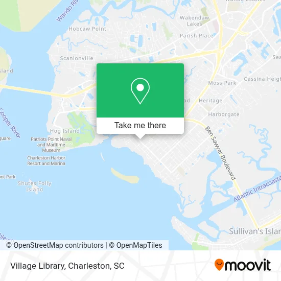 Village Library map