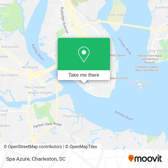 Spa Azure map
