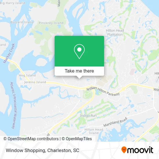 Window Shopping map
