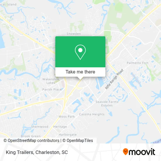 King Trailers map
