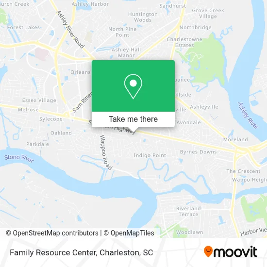 Family Resource Center map