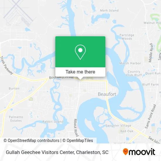 Gullah Geechee Visitors Center map