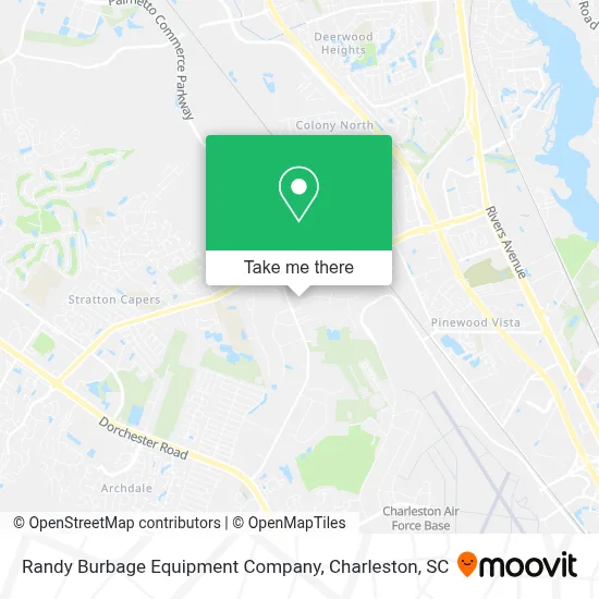 Randy Burbage Equipment Company map