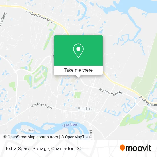 Extra Space Storage map