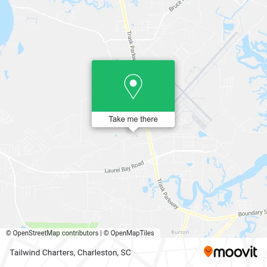 Tailwind Charters map