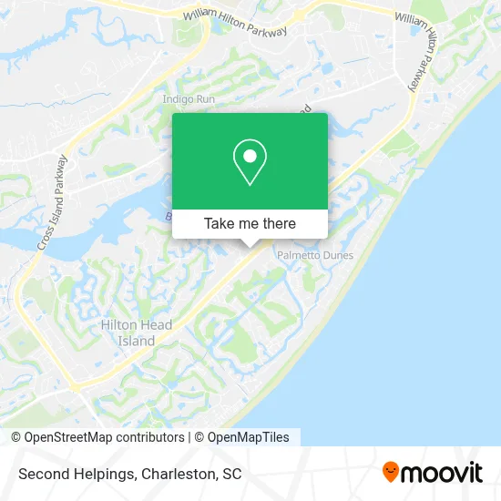 Second Helpings map