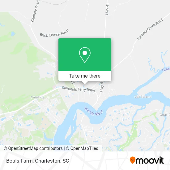 Boals Farm map