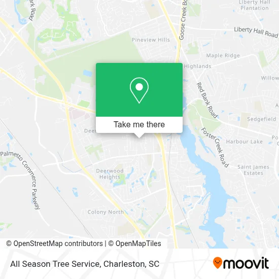 All Season Tree Service map