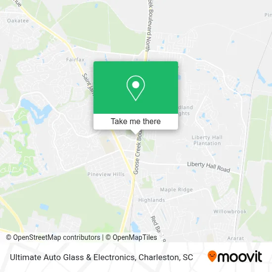 Ultimate Auto Glass & Electronics map