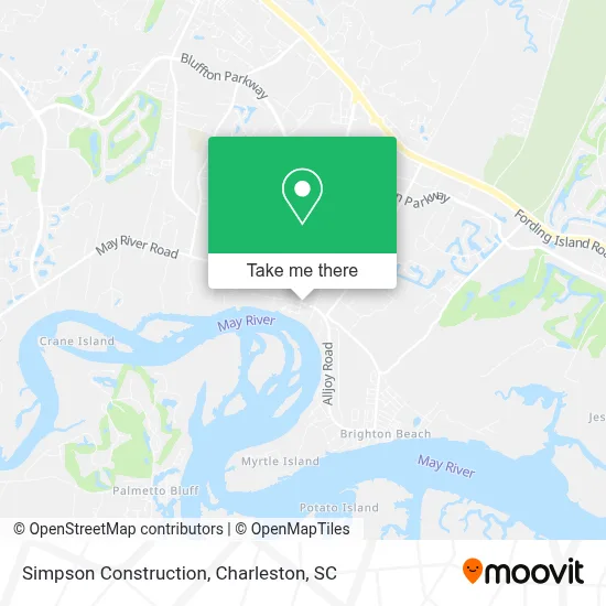 Simpson Construction map