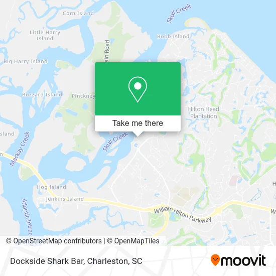 Dockside Shark Bar map