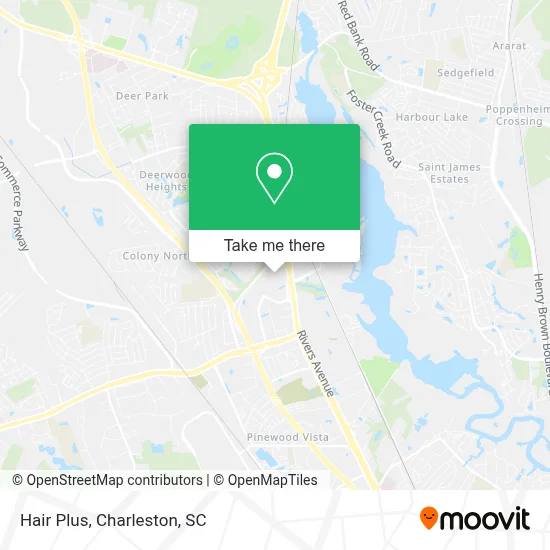 Hair Plus map