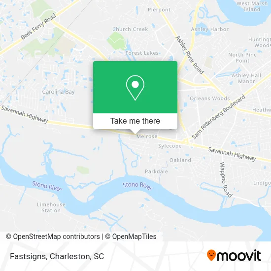 Fastsigns map