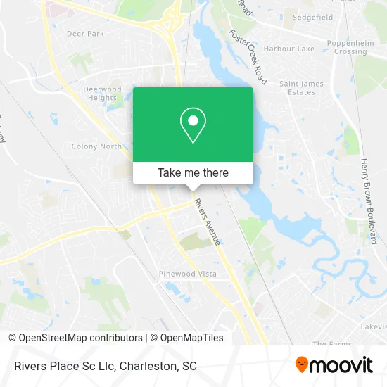 Rivers Place Sc Llc map