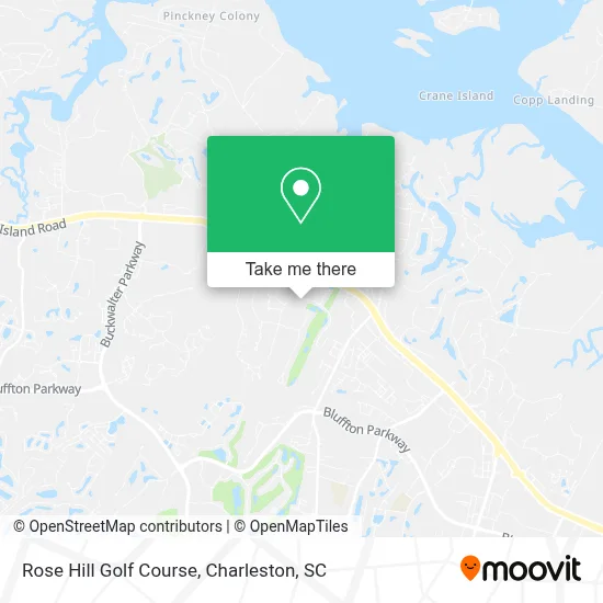 Rose Hill Golf Course map