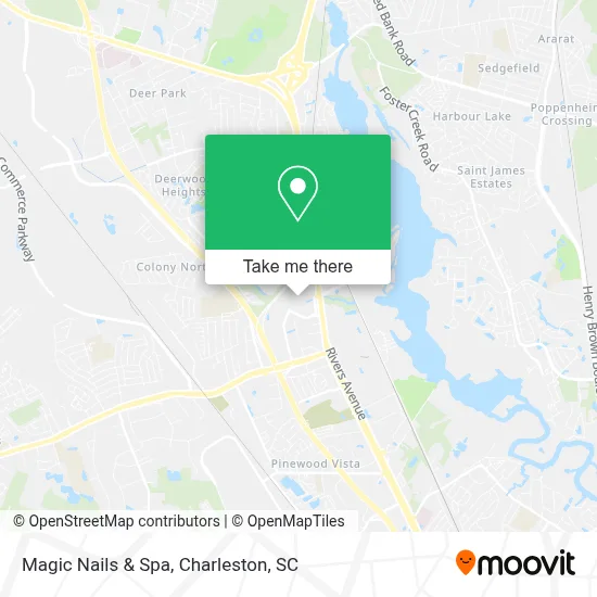 Magic Nails & Spa map