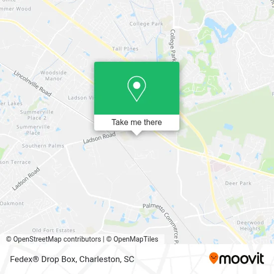 Fedex® Drop Box map