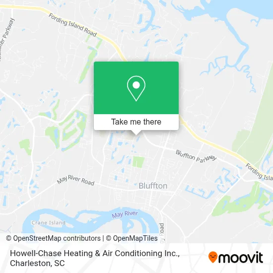 Howell-Chase Heating & Air Conditioning Inc. map