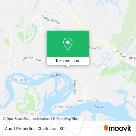 Acuff Properties map