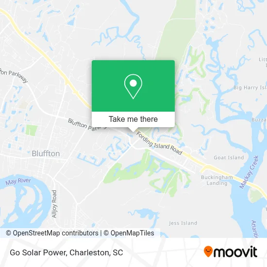 Go Solar Power map