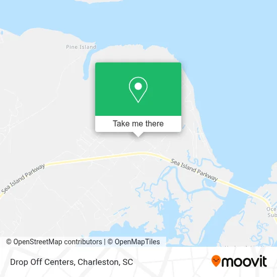 Drop Off Centers map