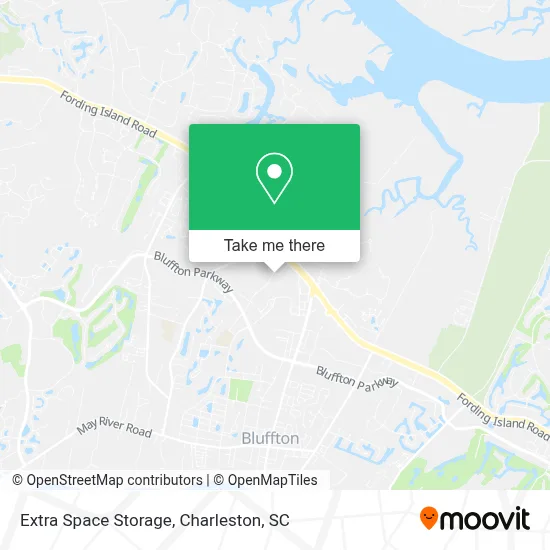 Extra Space Storage map