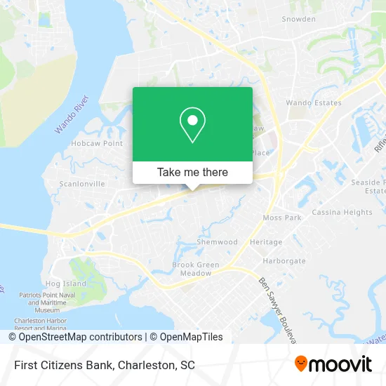 First Citizens Bank map