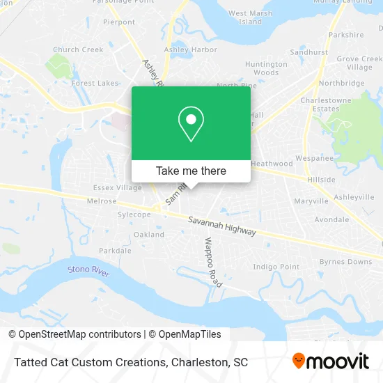 Tatted Cat Custom Creations map