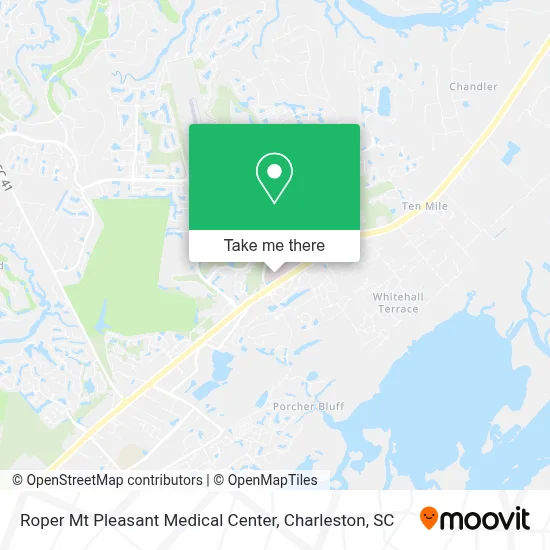 Roper Mt Pleasant Medical Center map