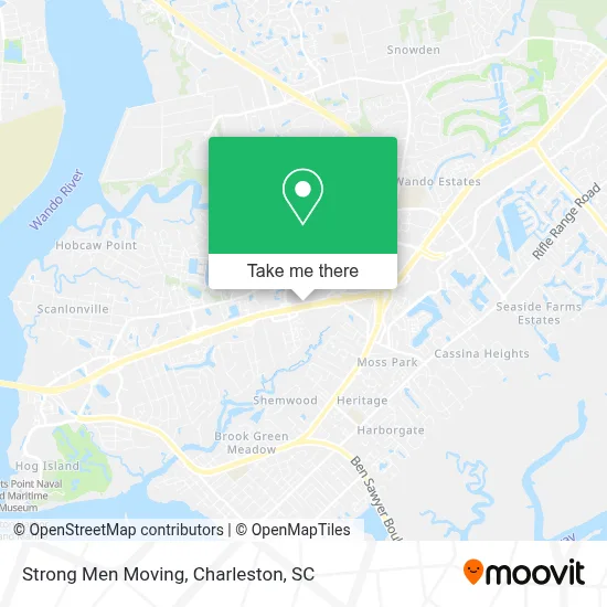 Strong Men Moving map