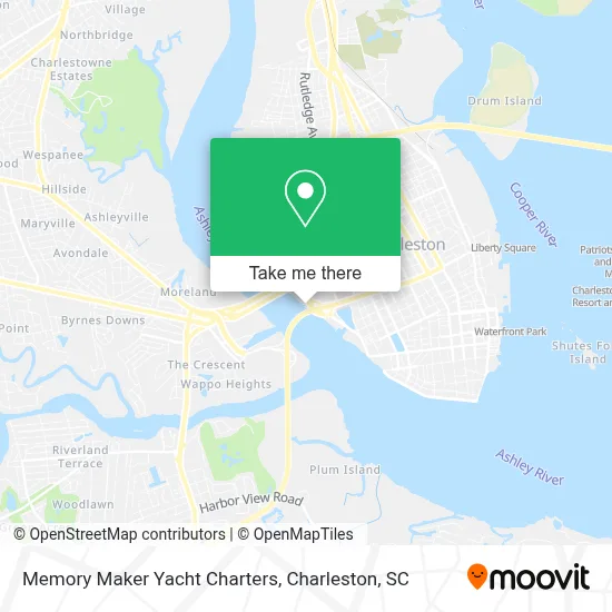 Memory Maker Yacht Charters map