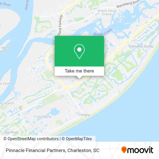 Pinnacle Financial Partners map
