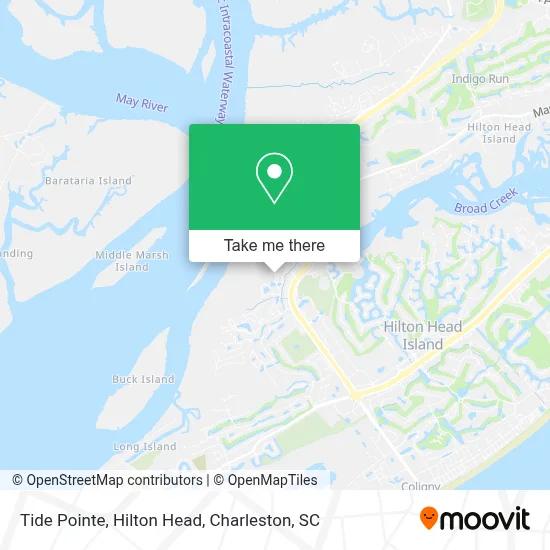 Tide Pointe, Hilton Head map