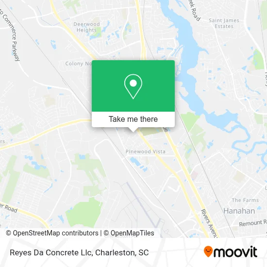 Reyes Da Concrete Llc map