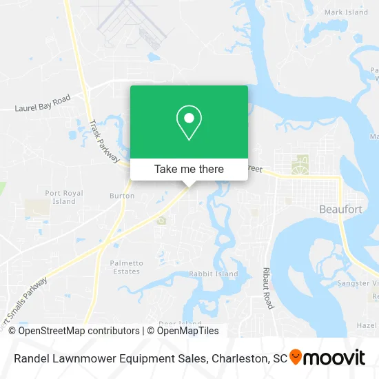 Randel Lawnmower Equipment Sales map