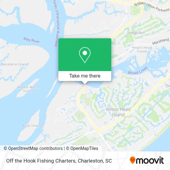 Off the Hook Fishing Charters map