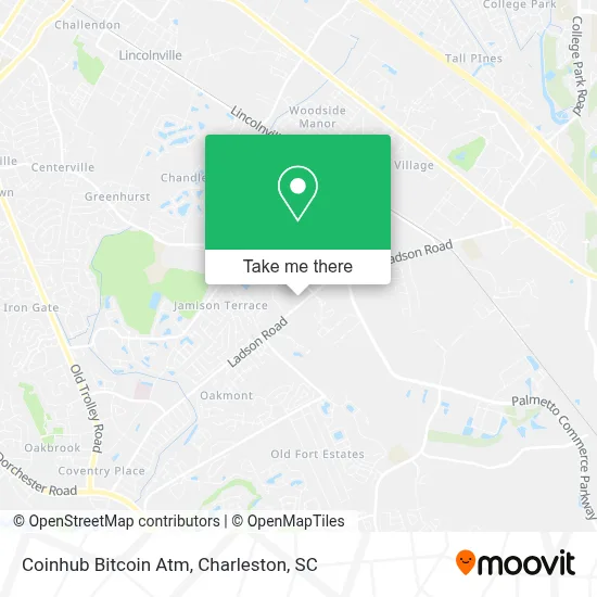 Coinhub Bitcoin Atm map