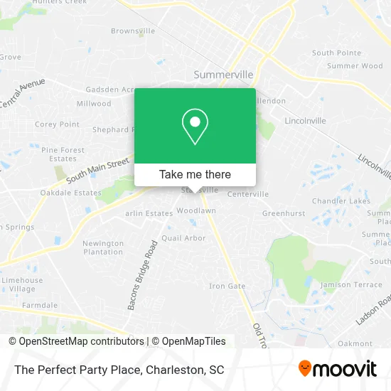 The Perfect Party Place map