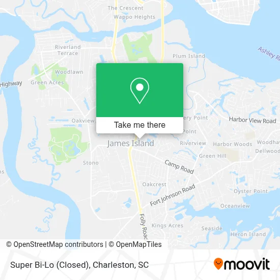 Super Bi-Lo (Closed) map