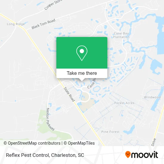 Reflex Pest Control map