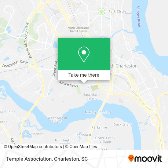 Temple Association map
